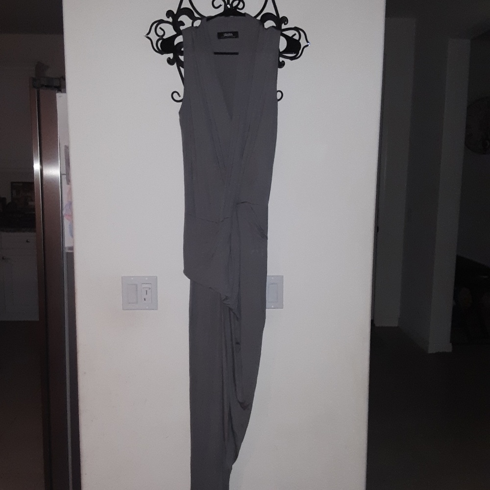 Lulus Deep Plunge Maxi Dress